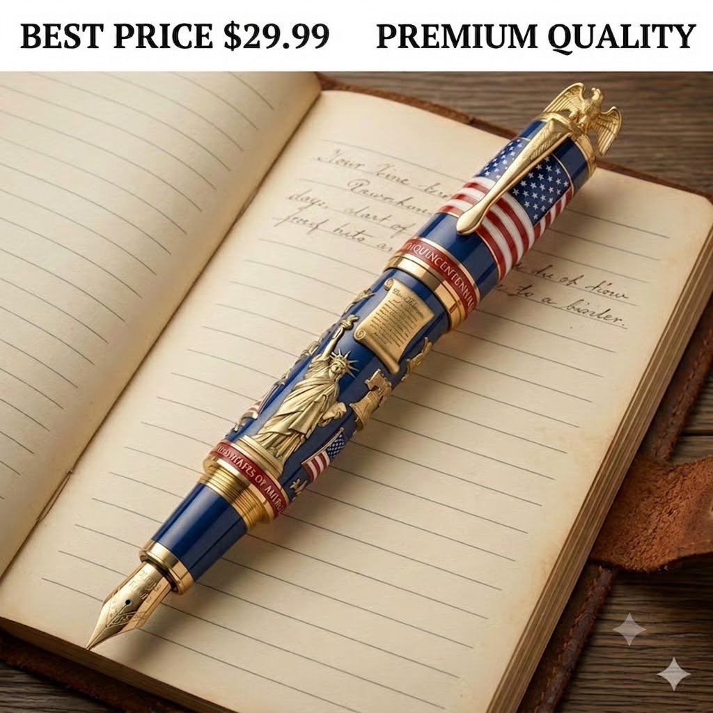 The 1776–2026 Liberty Horizon Fountain Pen – 250th American Independence Commemorative Edition