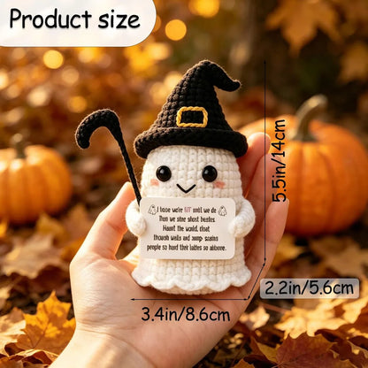 👻🖤Halloween Buddy – Handmade Crochet Encouragement Gift That Brings Smiles All Season🎁