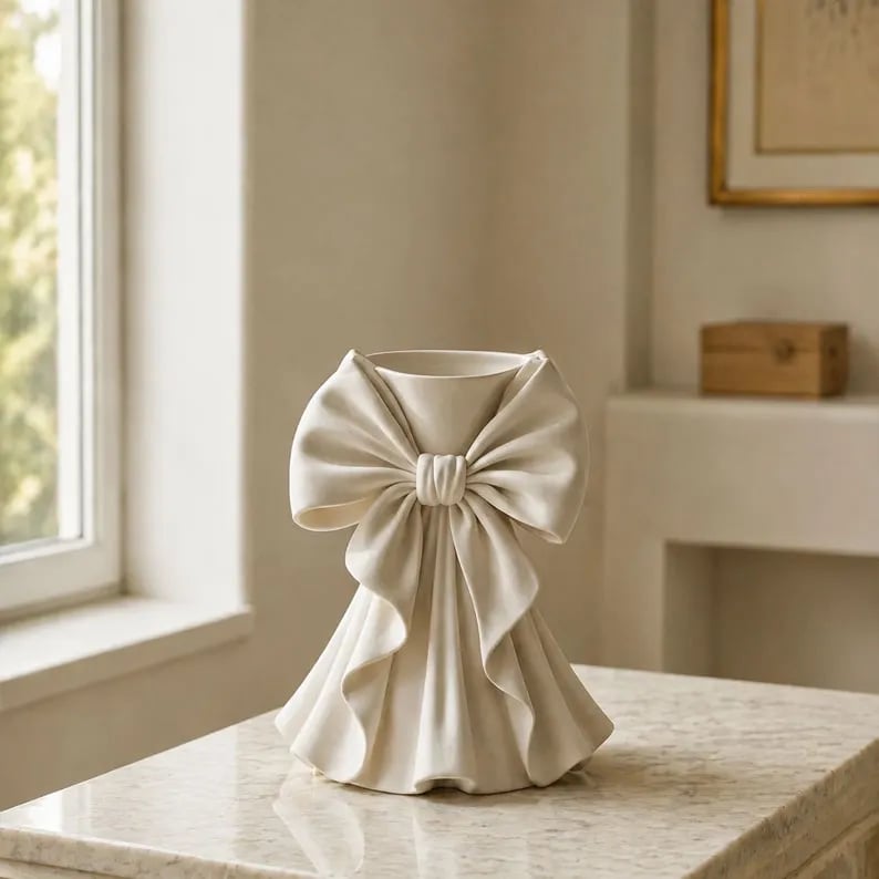 🎀Decorative Bow Vase – A Touch of Elegance for Every Corner of Your Home🏡