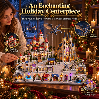 24-day Medieval Magic Dragon Castle Cathedral Advent Calendar