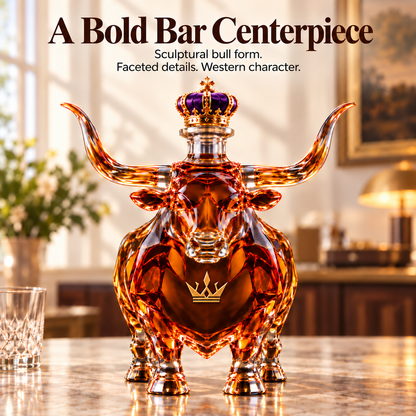 👑Western Bull Whiskey Bottle