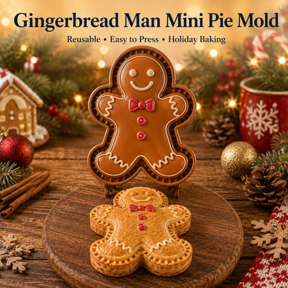 🔥 Last Day 49% OFF – 🎄 9-Design Christmas Mini Pie Mold Collection 🥧✨