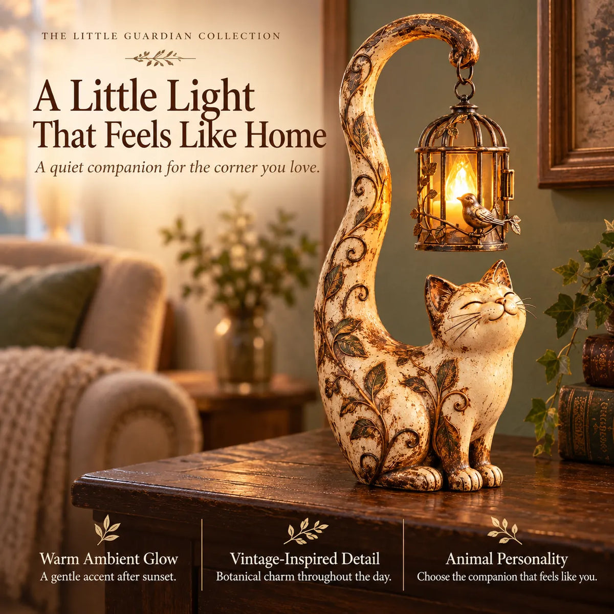🏮✨ Tiny Light Keepers™ – 5 Adorable Glowing Guardian Figurines for Cozy Corners
