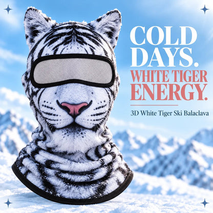 3D Cat Ski Balaclava Face Mask with Ears Animal Mask