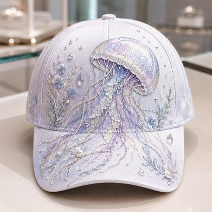 ✨The Perfect Ocean Lover Gift – 🌊 3D Ocean Creatures Embroidery Cap
