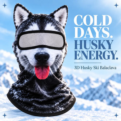 3D Cat Ski Balaclava Face Mask with Ears Animal Mask