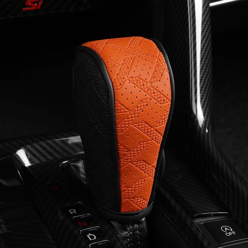 🚗 Sport Grip Leather Gear Shift Knob Cover