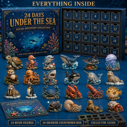🌊 24 Days Under the Sea Ocean Discovery Countdown Calendar