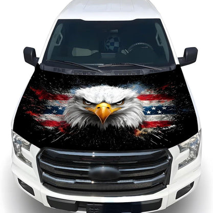 🎉4th Of July Flash Sale 65K+🔥American Car Hood Flag🦅No Glue No Tools🚗 Install in 1 Minute