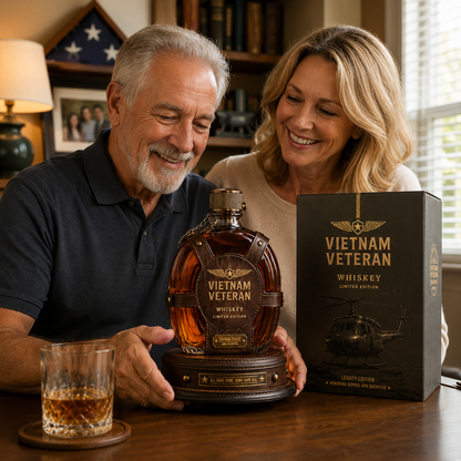 🎖️Vietnam Veteran Tribute Whiskey Decanter Gift Set – All Gave Some, Some Gave All