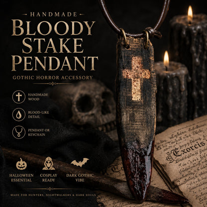 🔥Last Day 59% OFF - 🧙🖤Handmade vintage bloodwood amulet