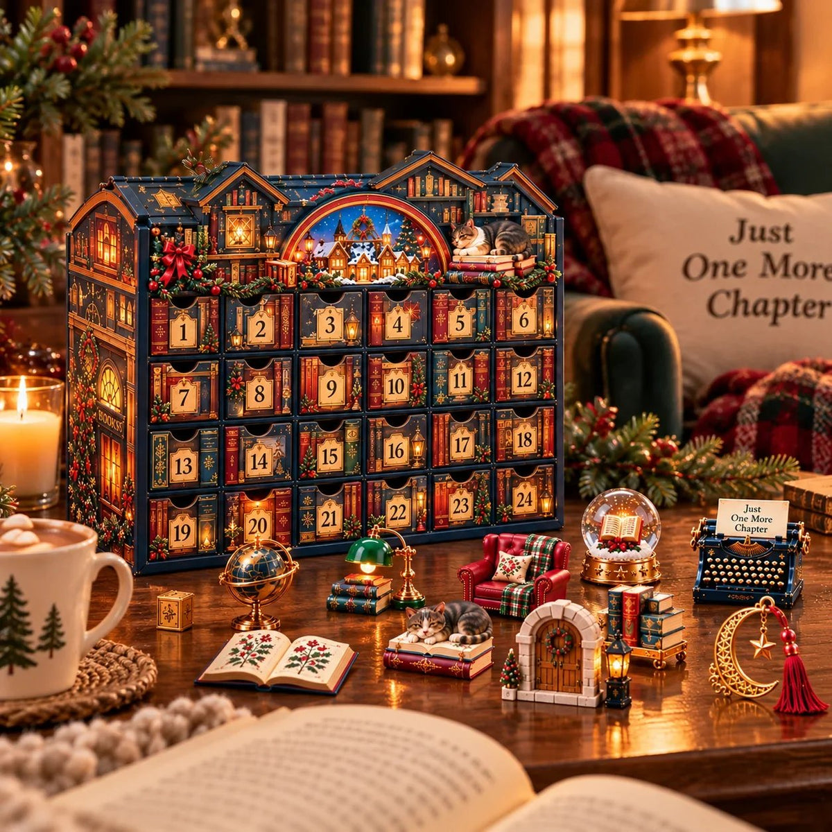 🎄 49% OFF 📚 24 Nights of Bookish Joy Advent Calendar – 24 Unique Mini Literary Treasures for Readers & Book Lovers