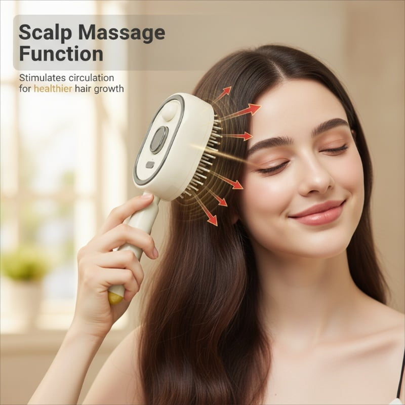💆LAST DAY 49% OFF-Electric Spray Air Cushion Massage Comb💗