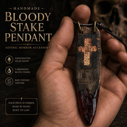 🔥Last Day 59% OFF - 🧙🖤Handmade vintage bloodwood amulet