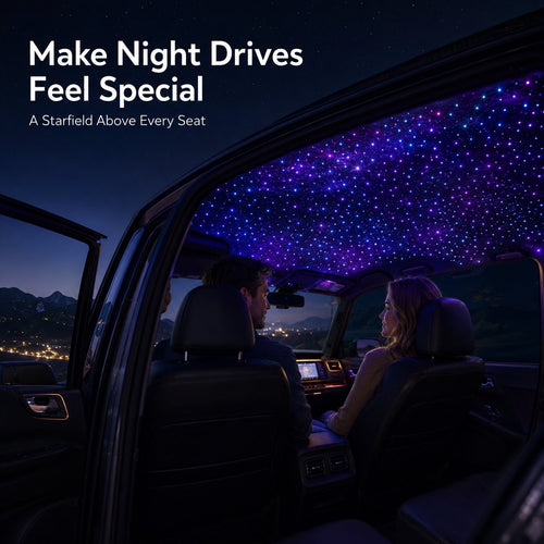 🌌 Multicolor Car Starlight Headliner Kit