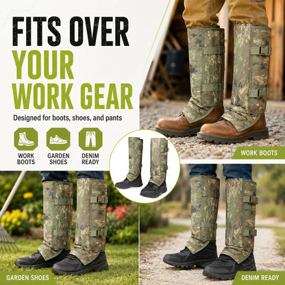 🦾Heavy-Duty Armored Leg Gaiters & Gardening Shin Guards