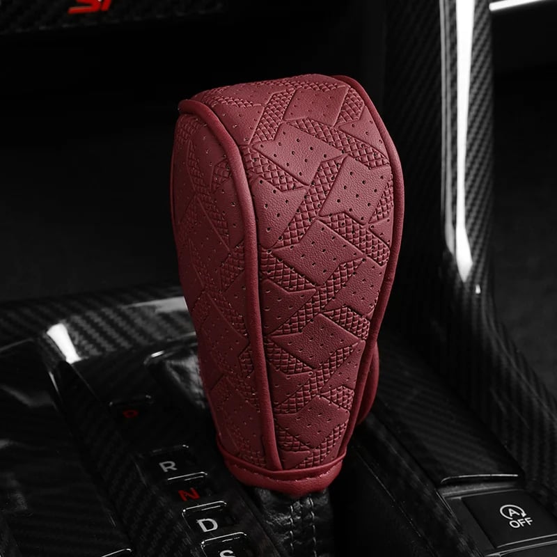 🚗 Sport Grip Leather Gear Shift Knob Cover
