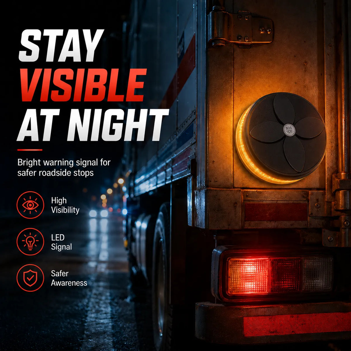 🚛💡 Truck Warning Lights — Enhance Road Safety with Bright & Reliable Visibility!