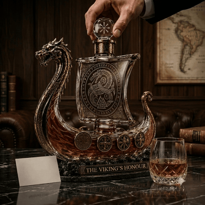 ⚔️ The Viking's Honour - Limited Edition Crystal Whiskey Decanter