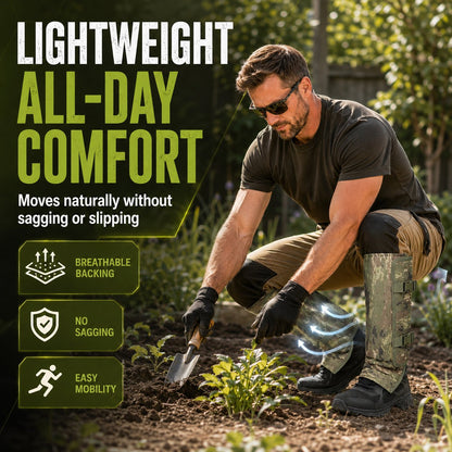 🦾Heavy-Duty Armored Leg Gaiters & Gardening Shin Guards