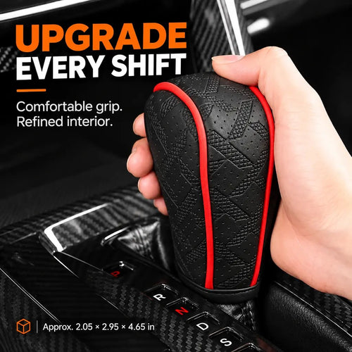 🚗 Sport Grip Leather Gear Shift Knob Cover