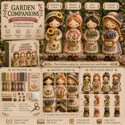 🎁Last Day:49% OFF🧵 Tiny Worlds Collection – Patchwork DIY Kit Series