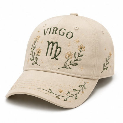 12 Zodiac Signs Embroidered Cap Collection – Celestial Hats Made for Every Personality