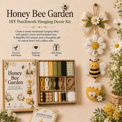 🔥Last Day 49% OFF - ✨🧵 DIY Patchwork Hanging Decor Kit | A Heartfelt Handmade Decoration Full of Love & Memories