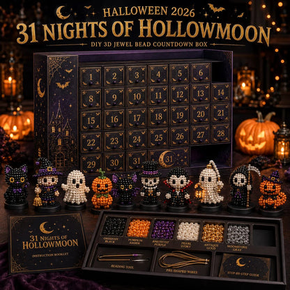 🔥🎃 Hollowmoon 31-Night Jewel-Bead Countdown Calendar