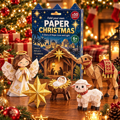 🧘Relaxing & Beginner-Friendly- 3D DIY Paper Christmas(💕Step-by-Step Guide Included)