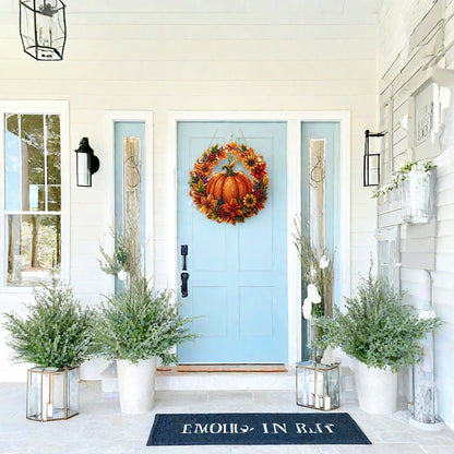 💎🏡 Sparkling Fall Pumpkin Diamond Art Wreath Kit