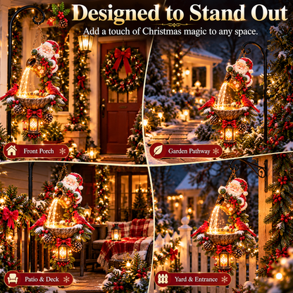 🔥Last Day 50% OFF-🎅✨ Santa’s Enchanted Lightfall – Cardinal Hanging Lantern with a Magical Cascading Christmas Glow