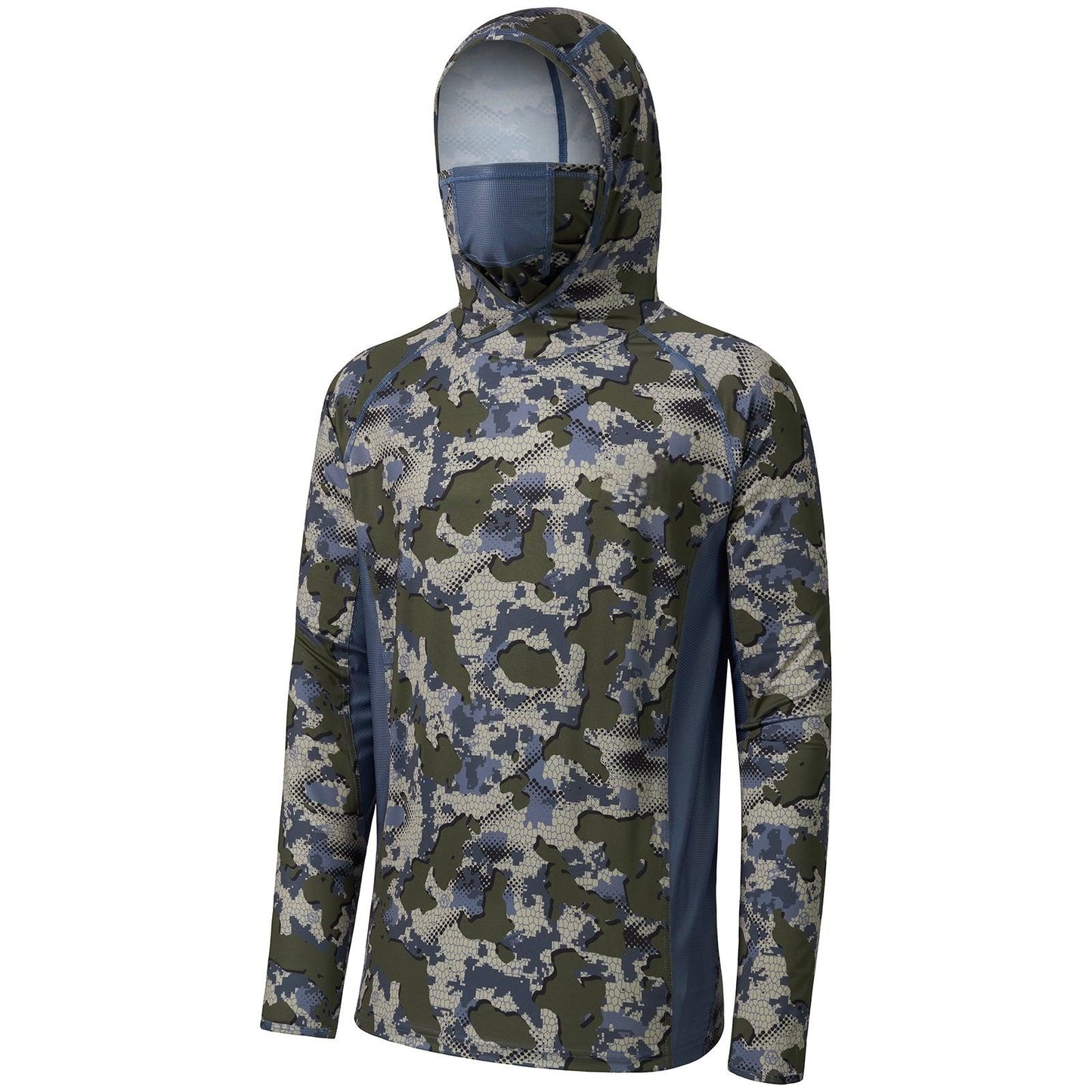 🔥55% OFF Today  Men’s UPF 50+ Hoodie Shirts with Mask