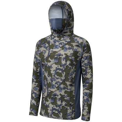 🔥55% OFF Today  Men’s UPF 50+ Hoodie Shirts with Mask