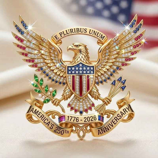 ✨US America 250th Patriotic Eagle Pin | Limited Edition 1776–2026🎁