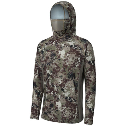 🔥55% OFF Today  Men’s UPF 50+ Hoodie Shirts with Mask