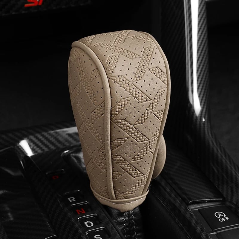 🚗 Sport Grip Leather Gear Shift Knob Cover
