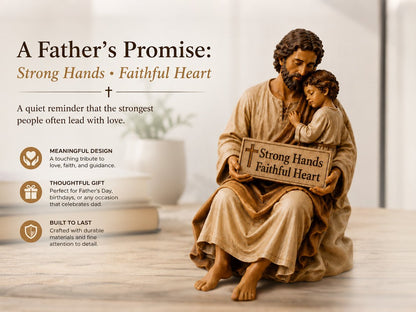 🔥Father's Day 65% OFF ✨Hand-Painted Ceramic Saint Joseph ✝️Protector of Fathers🙏