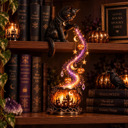 ✨Hot sale 49% OFF✨ Halloween Magic Cascade Shelf Light Collection™ – Enchanted Bookcase Decor