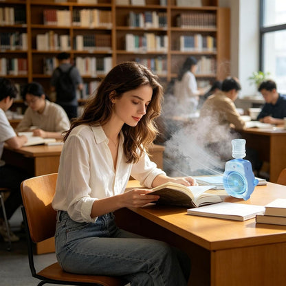 Portable Adjustable-Angle Humidifying Mist Fan