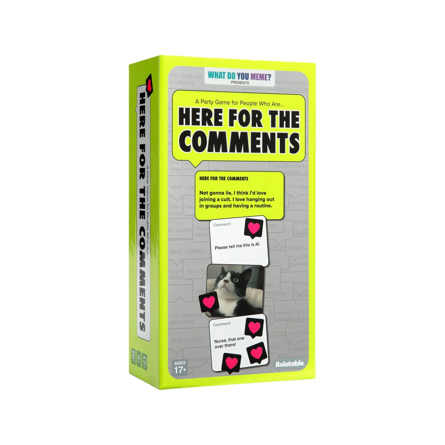 Here For The Comments – Chaotic Party Game for Meme Lovers & Friends 🔥