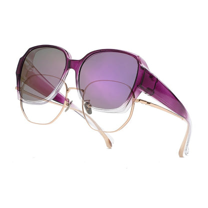 🕶️UV400 Polarized Cat-Eye Sunglasses – Fit Over Glasses