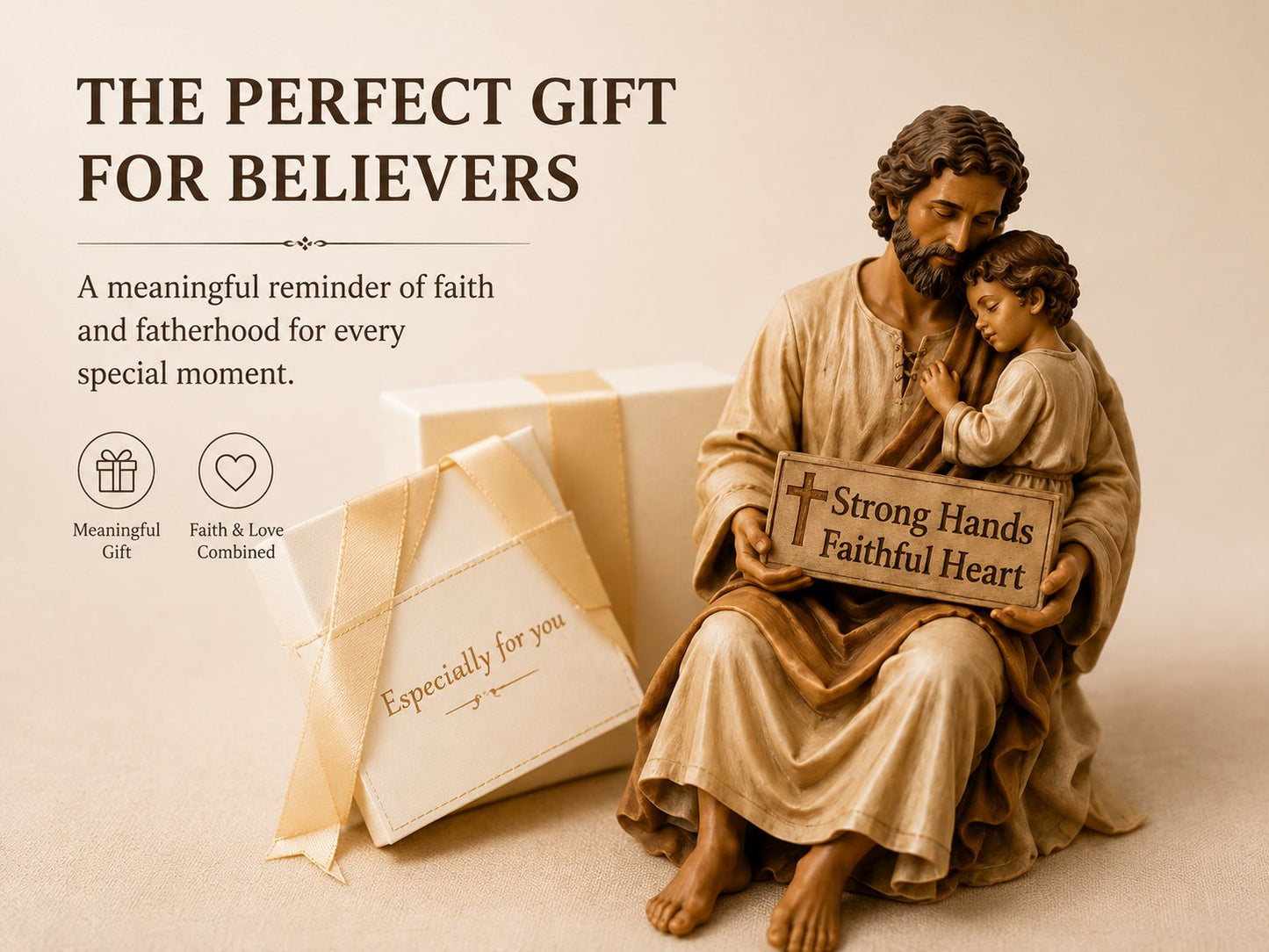 🔥Father's Day 65% OFF ✨Hand-Painted Ceramic Saint Joseph ✝️Protector of Fathers🙏