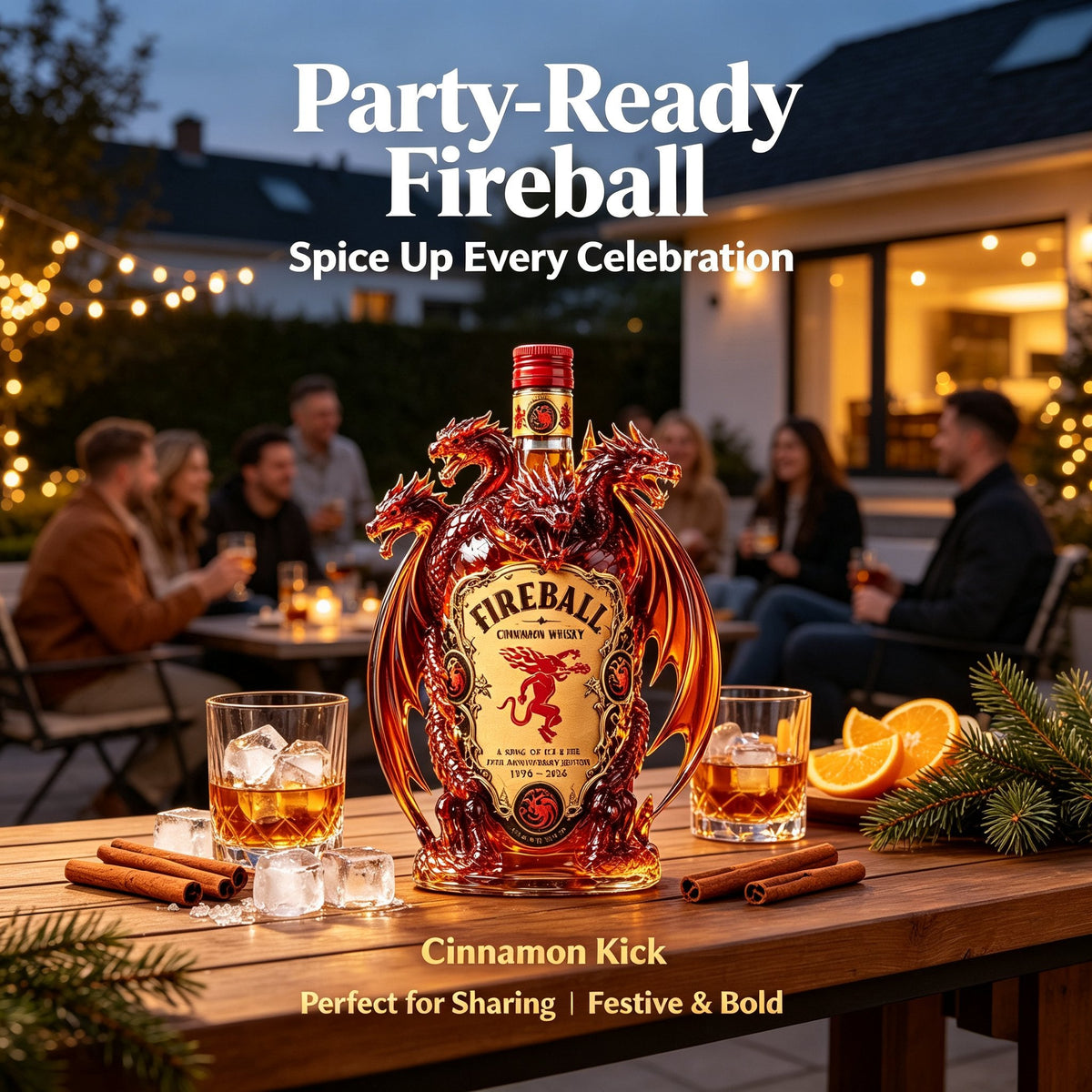 🐉 Legendary Dragon Bar Decanter – Sculpted Collector Bottle for Home Bar & Gifting🔥