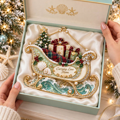 🌊🎄 Seaside Christmas Keepsake Ornaments – 8 Elegant Coastal Holiday Designs
