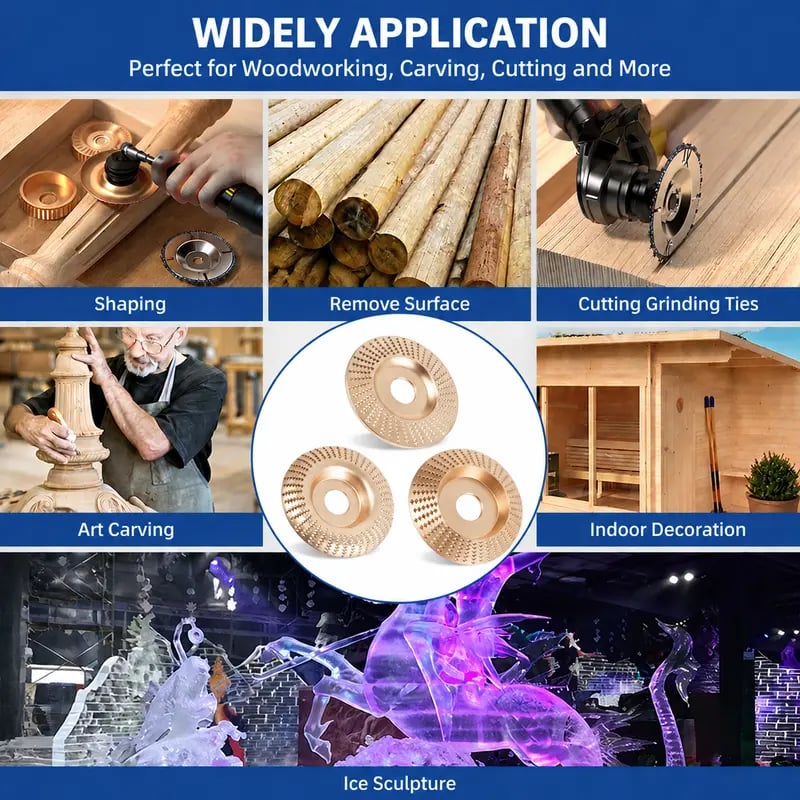 💪PRO-GRADE WOOD GRINDING DISC