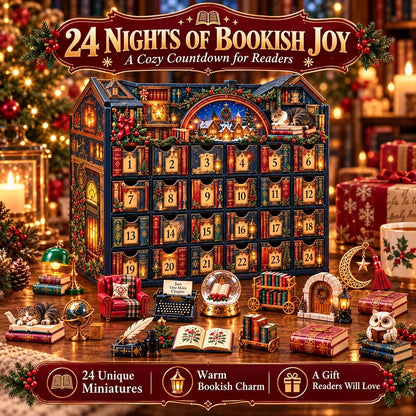 🎄 49% OFF 📚 24 Nights of Bookish Joy Advent Calendar – 24 Unique Mini Literary Treasures for Readers & Book Lovers