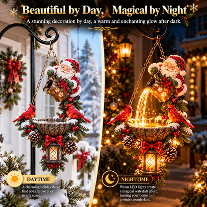 🔥Last Day 50% OFF-🎅✨ Santa’s Enchanted Lightfall – Cardinal Hanging Lantern with a Magical Cascading Christmas Glow