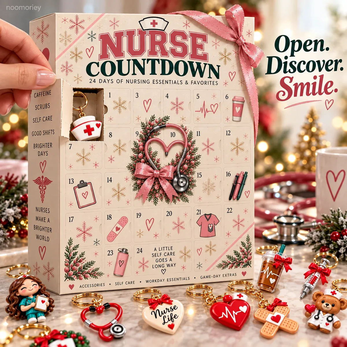 🎄🩺 24 Days of Nurse Christmas Surprises – A Different Healthcare-Inspired Design Behind Every Door