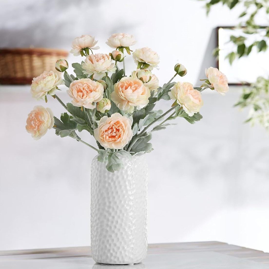 🌸 Lifelike Luxury Peony Flowers – The best gift for Mother's Day! 💐✨
